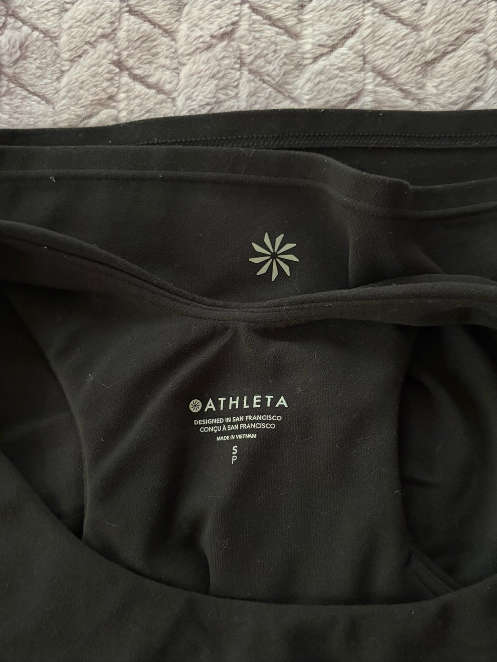 Athleta Black Cropped Performance Tank - Picture 3 of 3